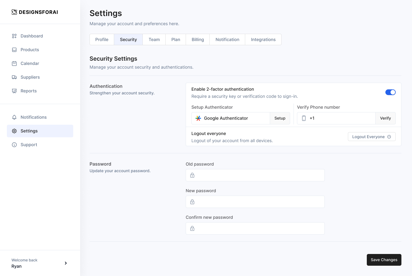 Authentication Screen 4